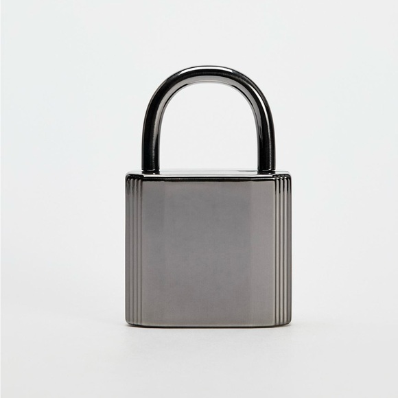 ZARA METALLIC BOX BAG SILVER - Picture 4 of 5